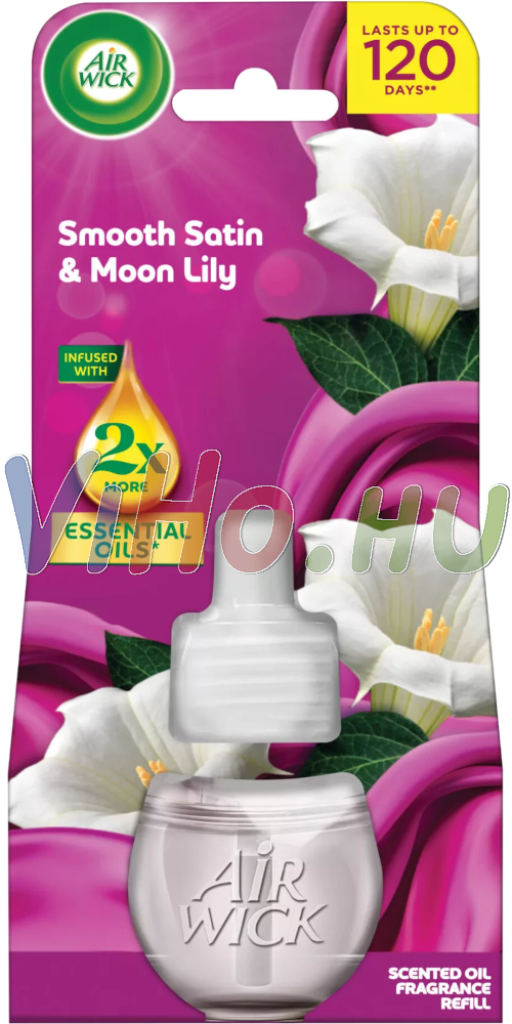 Air Wick Essential Oils utántöltő 19 ml Smooth Satin & Moon Lily